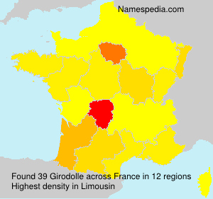 Surname Girodolle in France Surname Girodolle in France