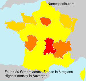 Surname Girodot in France Surname Girodot in France