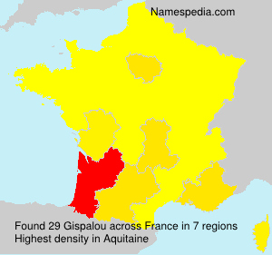 Surname Gispalou in France Surname Gispalou in France