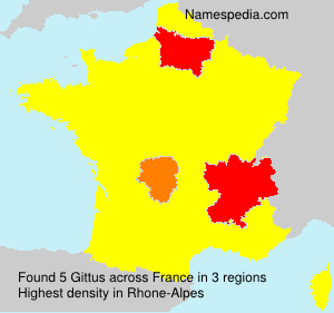 Surname Gittus in France Surname Gittus in France