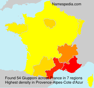 Surname Giupponi in France Surname Giupponi in France