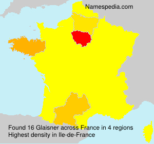 Surname Glaisner in France Surname Glaisner in France