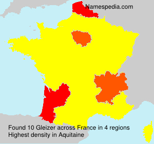 Surname Gleizer in France Surname Gleizer in France