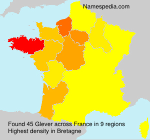 Surname Glever in France Surname Glever in France