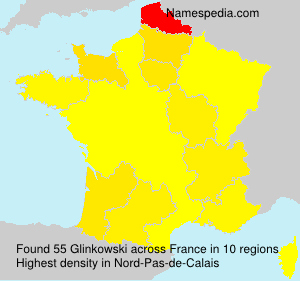 Surname Glinkowski in France Surname Glinkowski in France