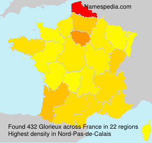 Surname Glorieux in France Surname Glorieux in France