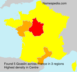 Surname Goaslin in France Surname Goaslin in France
