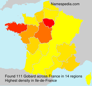 Surname Gobard in France Surname Gobard in France