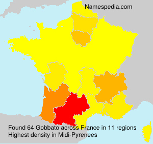 Surname Gobbato in France Surname Gobbato in France