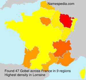 Surname Gobel in France Surname Gobel in France