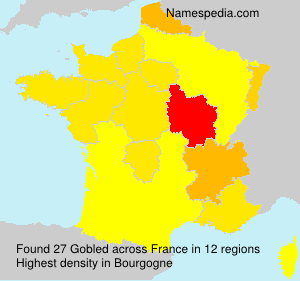 Surname Gobled in France Surname Gobled in France