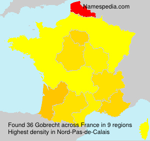 Surname Gobrecht in France Surname Gobrecht in France