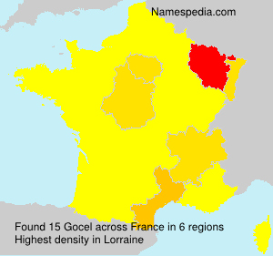 Surname Gocel in France Surname Gocel in France