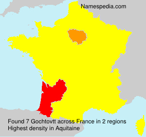 Surname Gochtovtt in France Surname Gochtovtt in France