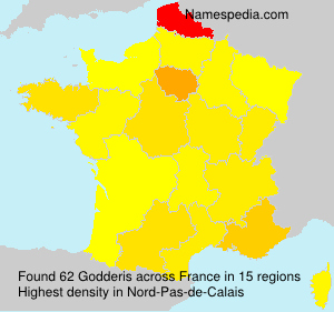 Surname Godderis in France Surname Godderis in France