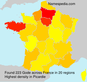 Surname Gode in France Surname Gode in France