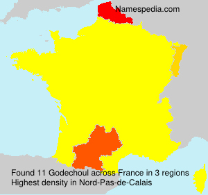 Surname Godechoul in France Surname Godechoul in France