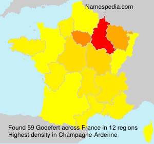 Surname Godefert in France Surname Godefert in France