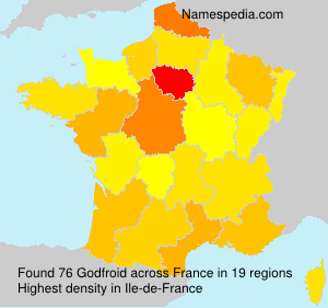 Surname Godfroid in France Surname Godfroid in France