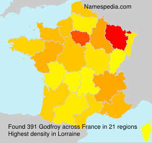 Surname Godfroy in France Surname Godfroy in France