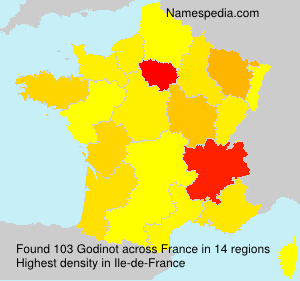 Surname Godinot in France Surname Godinot in France
