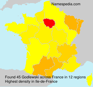 Surname Godlewski in France Surname Godlewski in France