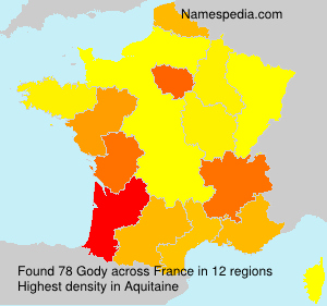Surname Gody in France