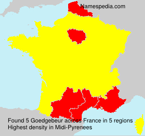 Surname Goedgebeur in France Surname Goedgebeur in France