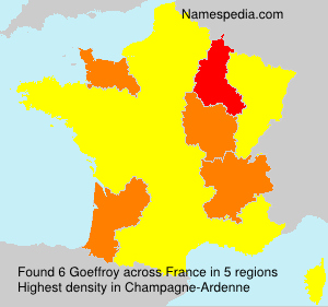 Surname Goeffroy in France Surname Goeffroy in France