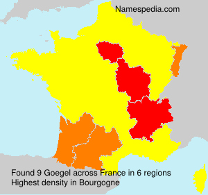Surname Goegel in France Surname Goegel in France