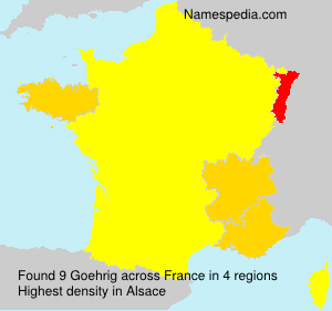 Surname Goehrig in France Surname Goehrig in France