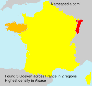 Surname Goeken in France Surname Goeken in France