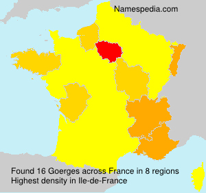 Surname Goerges in France Surname Goerges in France