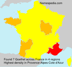 Surname Goethel in France Surname Goethel in France