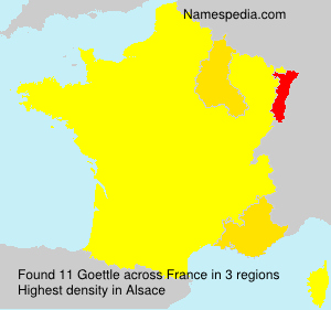 Surname Goettle in France Surname Goettle in France