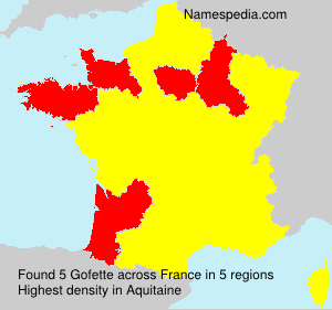 Surname Gofette in France Surname Gofette in France