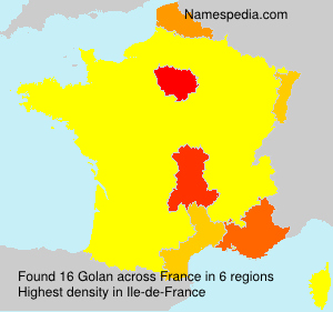 Surname Golan in France Surname Golan in France