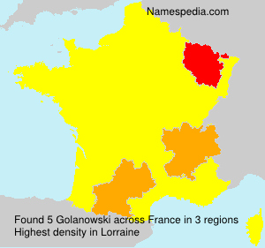 Surname Golanowski in France Surname Golanowski in France