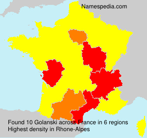 Surname Golanski in France Surname Golanski in France