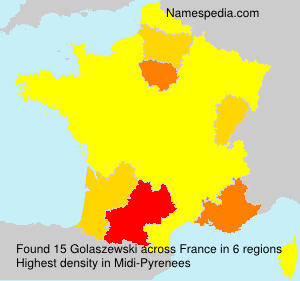 Surname Golaszewski in France Surname Golaszewski in France