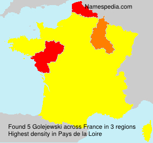 Surname Golejewski in France Surname Golejewski in France