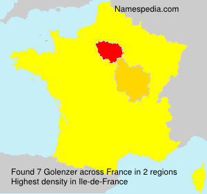 Surname Golenzer in France Surname Golenzer in France