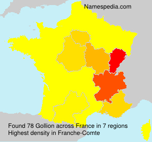 Surname Gollion in France Surname Gollion in France