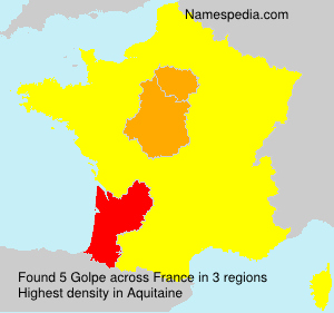 Surname Golpe in France Surname Golpe in France