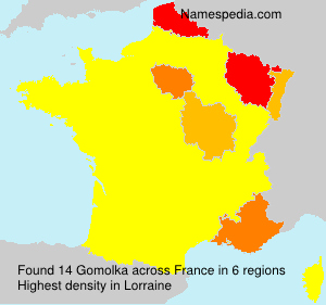 Surname Gomolka in France Surname Gomolka in France