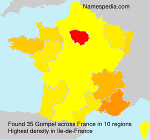 Surname Gompel in France Surname Gompel in France