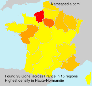 Surname Gonel in France Surname Gonel in France