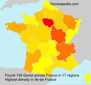 Surname Gonot in France Surname Gonot in France