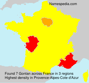Surname Gontan in France Surname Gontan in France