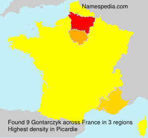 Surname Gontarczyk in France Surname Gontarczyk in France
